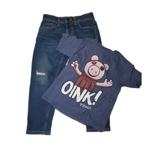 Boy Bundle Shirt and Pants Sz 6